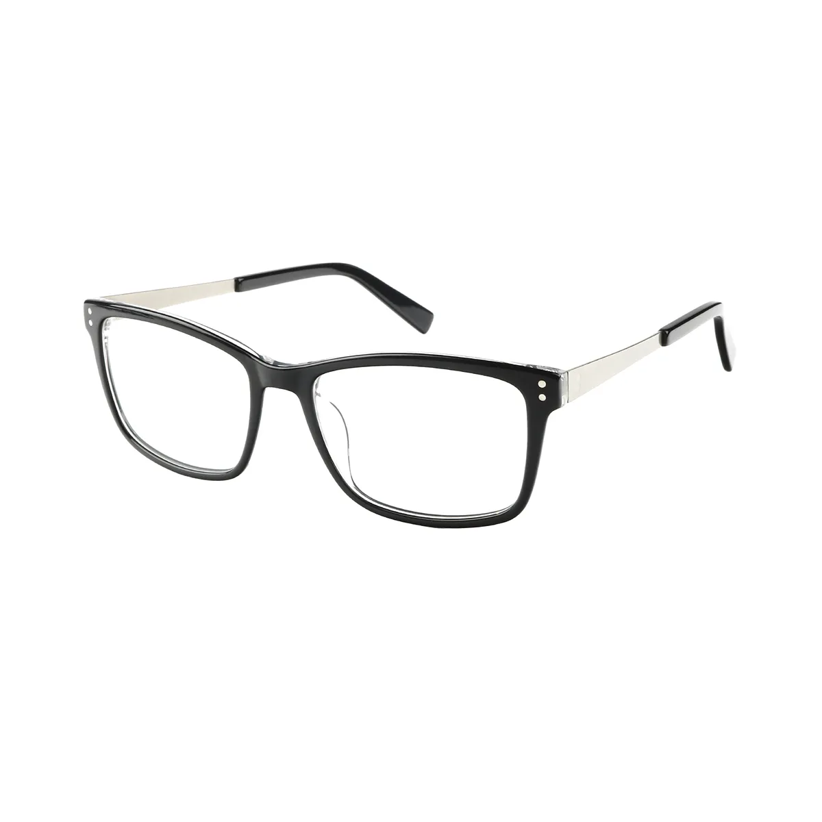 Armison - Square Black Glasses for Men - EFE